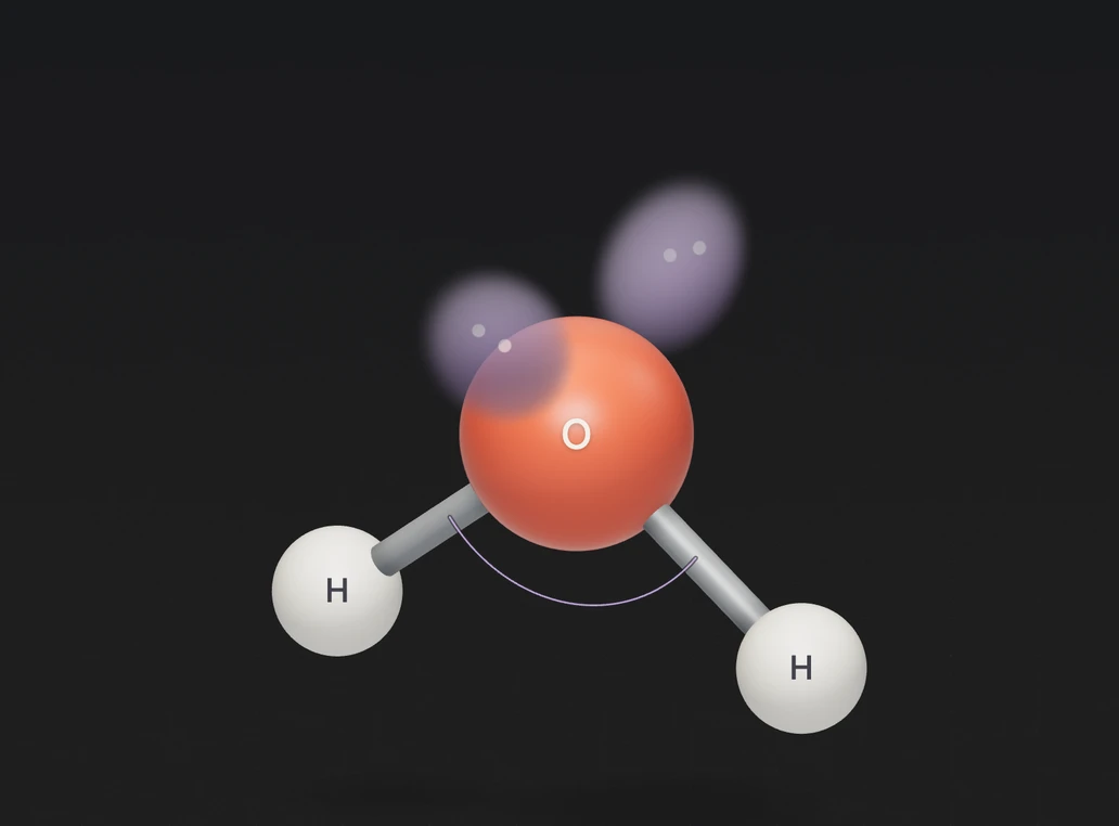 水分子的静态模型